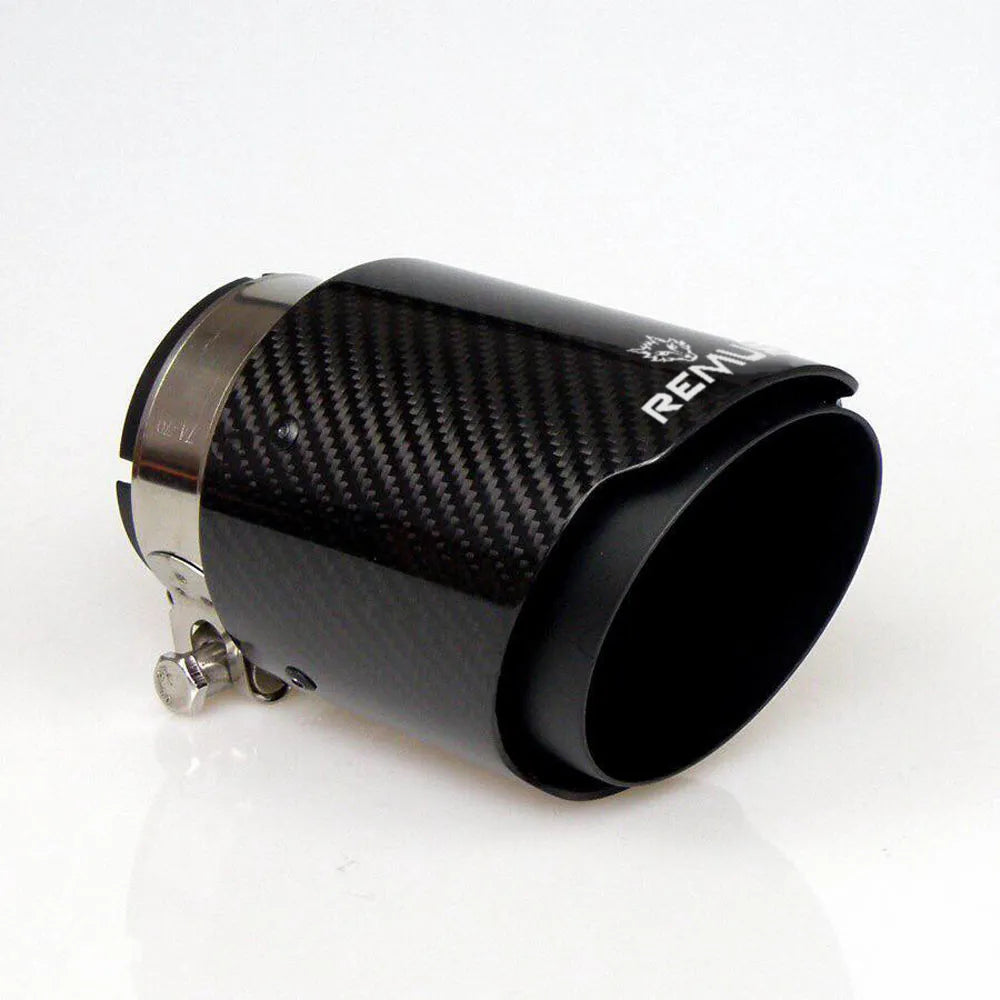 remus Matt Black Pipe Carbon Fibre  Stainless steel Universal