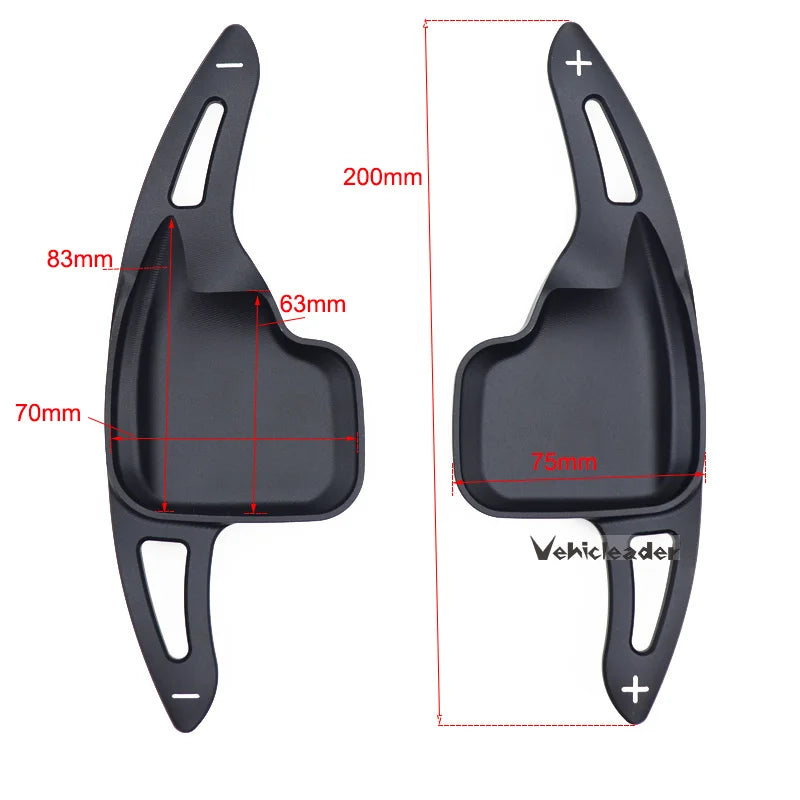 Pair Car Steering Wheel Shift Paddle Shifter Extension Aluminum For BMW F30 F31 F32  F10 F20 F22 F15 F16  GT Z4 X1 X3 X4 X5 X6